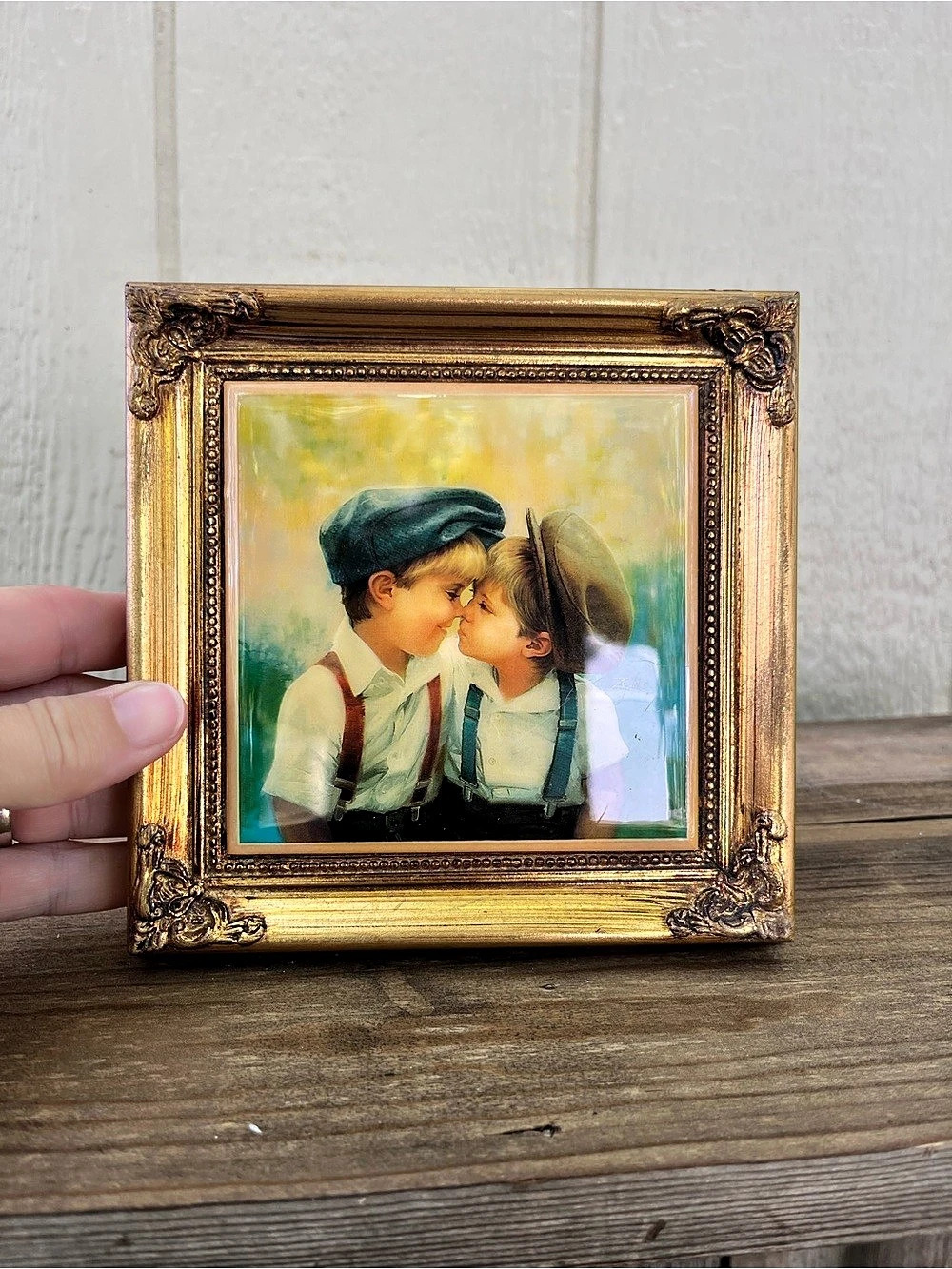 Pemberton & Oakes Two of a Kind Ornate Gold Picture Frame